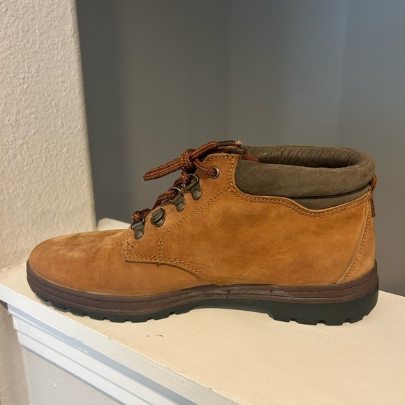 Timberland Brown Leather Ankle Boots Shoes Womens 8 - Picture 3 of 8